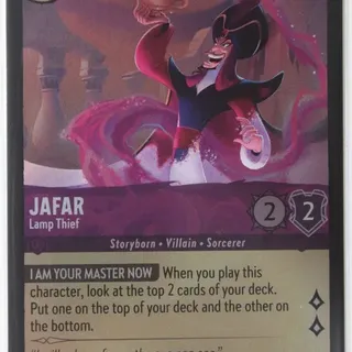 Disney Lorcana: Fabled UNCOMMON FOIL Jafar - Lamp Thief #59/204