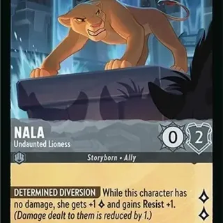 Disney Lorcana: Fabled RARE Nala - Undaunted Lioness #173/204