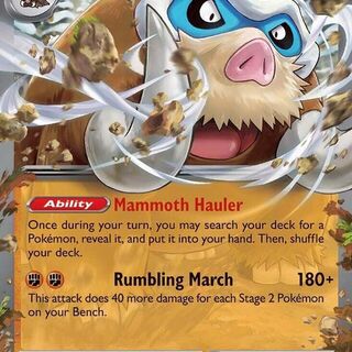Pokemon TCG: Mamoswine ex #079/159 Pokemon Journey Together