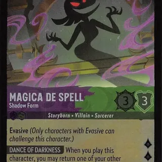Disney Lorcana: Reign Of Jafar UNCOMMON FOIL Magica De Spell - Shadow Form #66/204