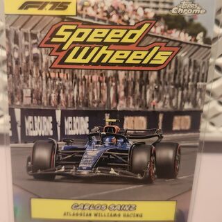 Carlos Sainz #75-WR 2025 Topps Chrome Formula 1 1975 Speed Wheels