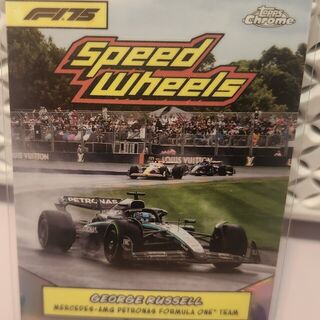 George Russell #75-MAMG 2025 Topps Chrome Formula 1 1975 Speed Wheels