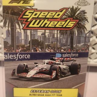 Esteban Ocon #75-HF1 2025 Topps Chrome Formula 1 1975 Speed Wheels