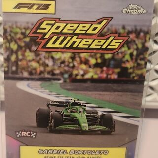 Gabriel Bortoleto #75-KICK 2025 Topps Chrome Formula 1 1975 Speed Wheels