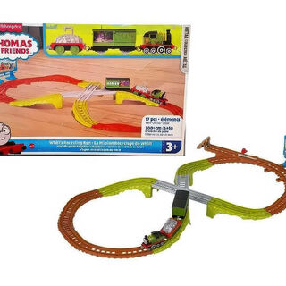 Thomas And Friends Push Along Track Set Whiff's Recycling Run