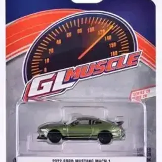 2022 Ford Mustang Mach 1 1/64 Greenlight GL Muscle