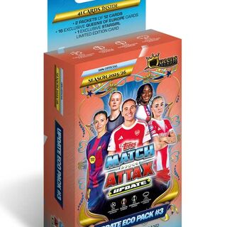 Topps UCC Match Attax Champions League 2025/2026 Queens of Europe Edition ECO Hanger Box #3