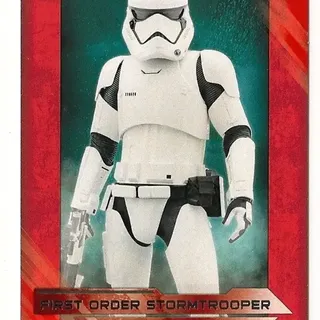 Topps Star Wars: The Last Jedi 2017 - First Order Stormtrooper #9 Red