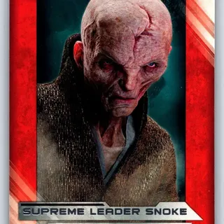 Topps Star Wars: The Last Jedi 2017 - Supreme Leader Snoke #25