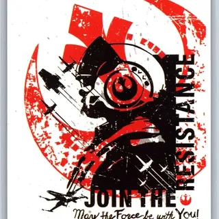 Topps Star Wars: The Last Jedi 2017 - Join The Resistance #R-1