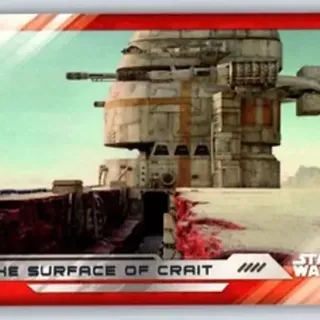 Topps Star Wars: The Last Jedi 2017 - The Surface Of Crait #91