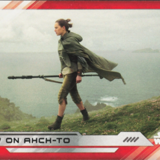 Topps Star Wars: The Last Jedi 2017 - Rey On Ahch-To #74