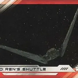Topps Star Wars: The Last Jedi 2017 - Kylo Ren's Shuttle #63