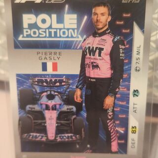 Pierre Gasly #123 Pole Position 2025 Topps Turbo Attax Formula 1