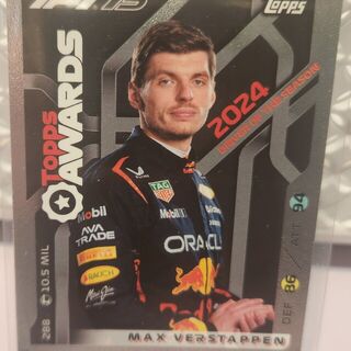 Max Verstappen #288 2025 Topps F1 Turbo Attax