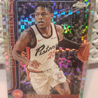 Marcus Sasser [X-Fractor] #35 2025 Topps Chrome
