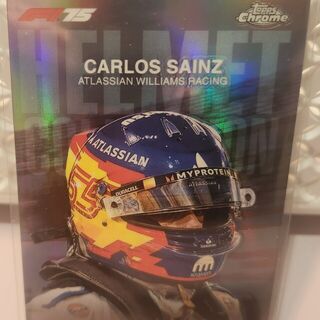 Carlos Sainz #HC-7 2025 Topps Chrome Formula 1 Helmet Collection