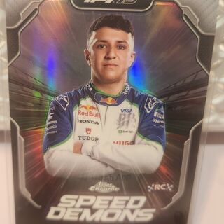 Isack Hadjar #SD-5 2025 Topps Chrome Formula 1 Speed Demons