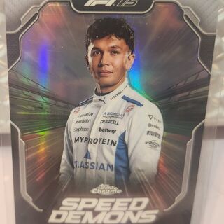 Alex Albon #SD-7 2025 Topps Chrome Formula 1 Speed Demons