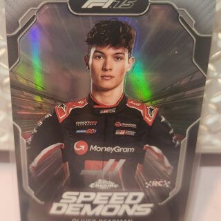 Oliver Bearman #SD-8 2025 Topps Chrome Formula 1 Speed Demons