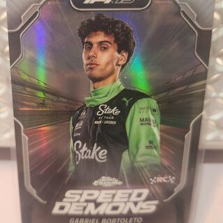 Gabriel Bortoleto #SD-10 2025 Topps Chrome Formula 1 Speed Demons