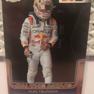 Yuki Tsunoda #184 2025 Topps Chrome Formula 1 - On The Move