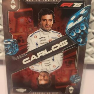 Carlos Sainz #SCA-7 2025 Topps Chrome Formula 1 Ace of Trades