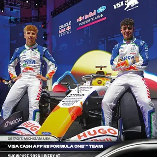 Visa Cash App RB Formula One Team Launch- 2026 Formula 1 Topps NOW Liam Lawson & Arvid Lindblad