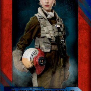 Topps Star Wars: The Last Jedi 2017 - A-Wing Pilot Tallie #49 Blue