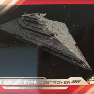Topps Star Wars: The Last Jedi 2017 - First Order Star Destroyer #62