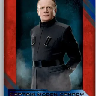 Topps Star Wars: The Last Jedi 2017 - Captain Moden Canady #53 Blue