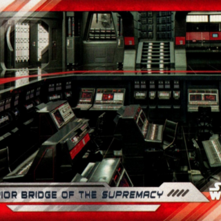 Topps Star Wars: The Last Jedi 2017 - Interior Bridge Of The Supremacy #84