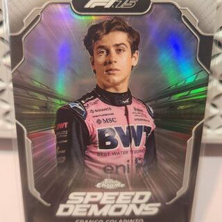 Franco Colapinto #SD-9 2025 Topps Chrome Formula 1 Speed Demons