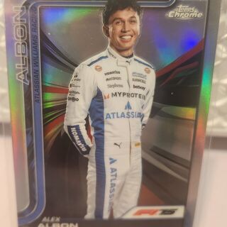 Alex Albon #17 2025 Topps Chrome Formula 1