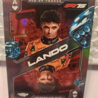 Lando Norris #SCA-4 2025 Topps Chrome Formula 1 Ace of Trades