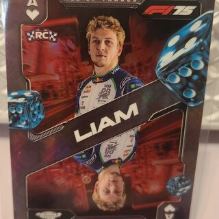 Liam Lawson #SCA-5 2025 Topps Chrome Formula 1 Ace of Trades
