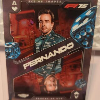 Fernando Alonso #SCA-6 2025 Topps Chrome Formula 1 Ace of Trades