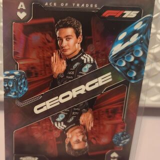 George Russell #SCA-1 2025 Topps Chrome Formula 1 Ace of Trades