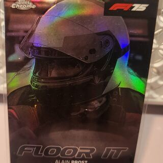 Alain Prost #FI-1 2025 Topps Chrome Sapphire Formula 1 Floor It