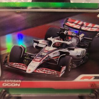 Esteban Ocon 77/99 [Green Refractor] #85 2025 Topps Chrome Formula 1