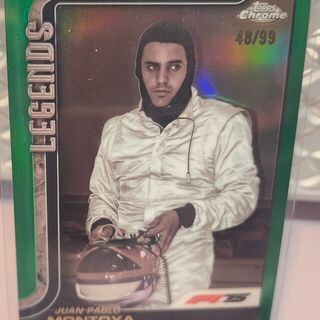 Juan Pablo Montoya 48/99 [Green Refractor] #156 2025 Topps Chrome Formula 1 - Legends