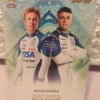 Liam Lawson / Isack Hadjar [La Quandra] 2025 Topps F1 Eccellenza