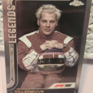 Jacques Villeneuve #163 2025 Topps Chrome Formula 1 - Legends