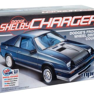 MPC 1986 Dodge Shelby Charger 1:25 Scale Model Kit
