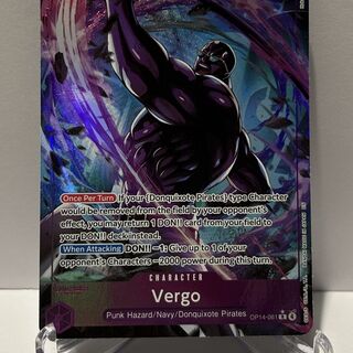 One Piece: Azure Sea's Seven - Vergo (Alternate Art) #OP14-061