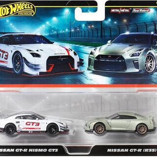 Hot Wheels Premium 2-pack Nissan GT-R Nismo GT3 / Nissan GT-R (R35)