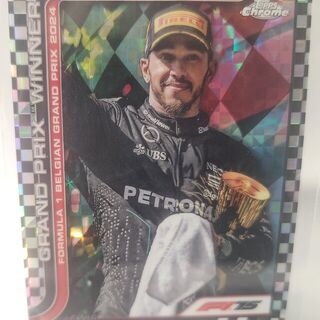 Lewis Hamilton [Checker Flag Refractor] #106 2025 Topps Chrome Formula 1