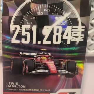 Lewis Hamilton #TS-2 2025 Topps Chrome Formula 1 Top Speed