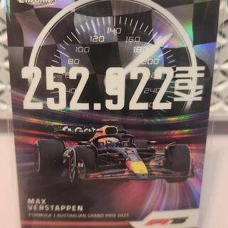 Max Verstappen #TS-1 2025 Topps Chrome Formula 1 Top Speed