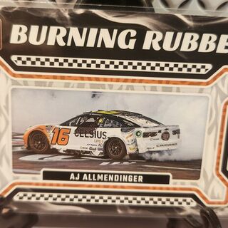 AJ Allmendinger #9 2024 Panini Donruss NASCAR Burning Rubber